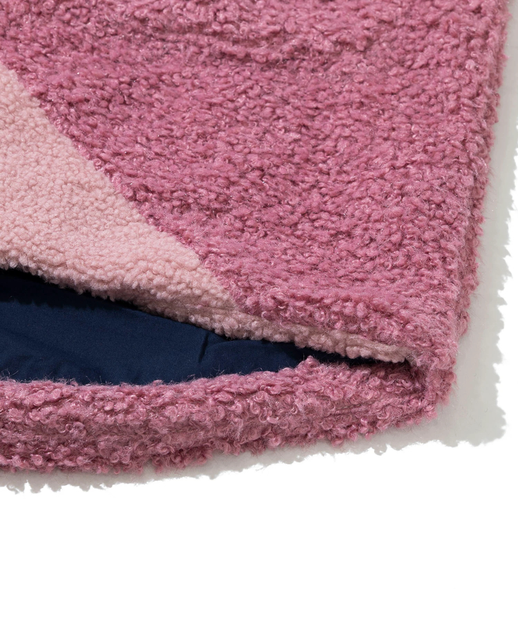 go slow caravan(ゴースローキャラバン) |ボア×フリース パッチワークコート (WOMENS)