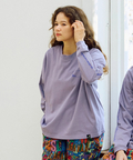 go slow caravan(ゴースローキャラバン) |USA/CスクエアLOGOバックプリントミドルTEE (WOMENS)
