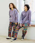go slow caravan(ゴースローキャラバン) |USA/CスクエアLOGOバックプリントミドルTEE (WOMENS)
