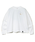 go slow caravan(ゴースローキャラバン) |USA/CスクエアLOGOバックプリントミドルTEE (WOMENS)