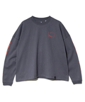go slow caravan(ゴースローキャラバン) |USA/CスクエアLOGOバックプリントミドルTEE (WOMENS)