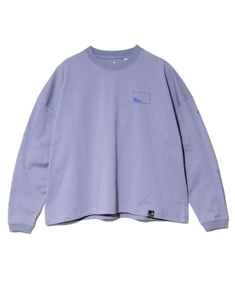 go slow caravan(ゴースローキャラバン) |USA/CスクエアLOGOバックプリントミドルTEE (WOMENS)