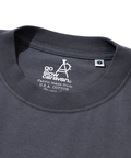 go slow caravan(ゴースローキャラバン) |USA/CスクエアLOGOバックプリントミドルTEE (WOMENS)