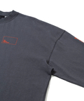 go slow caravan(ゴースローキャラバン) |USA/CスクエアLOGOバックプリントミドルTEE (WOMENS)