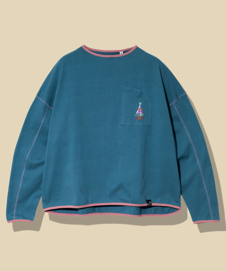 go slow caravan(ゴースローキャラバン) |USA/CプルオーバーTEE (WOMENS)