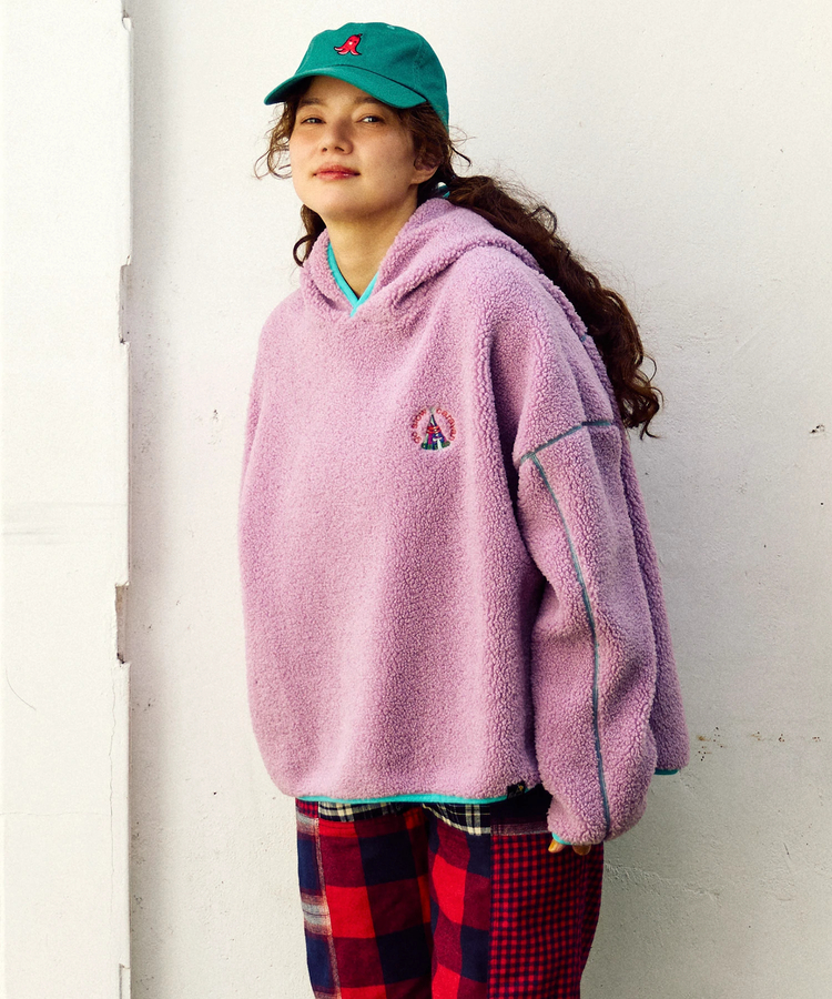 go slow caravan(ゴースローキャラバン) |ボアミドルフーディー (WOMENS)