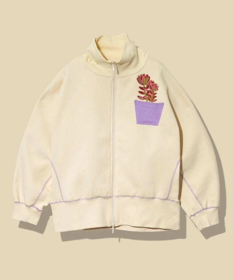 go slow caravan(ゴースローキャラバン) |裏起毛ハイネックドルマンZIPスウェット (WOMENS)