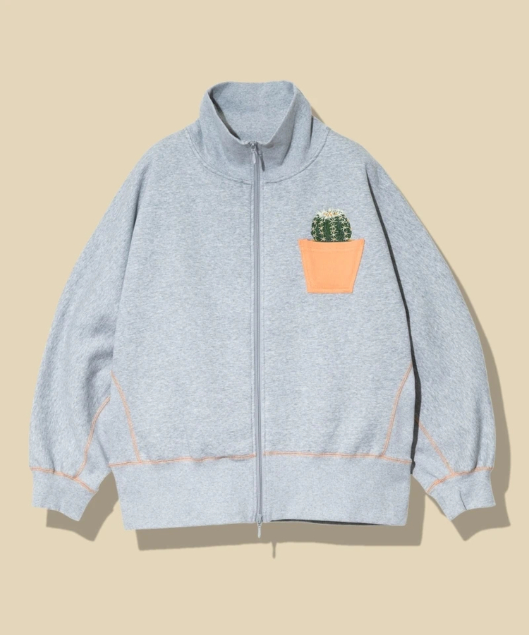 go slow caravan(ゴースローキャラバン) |裏起毛ハイネックドルマンZIPスウェット (WOMENS)