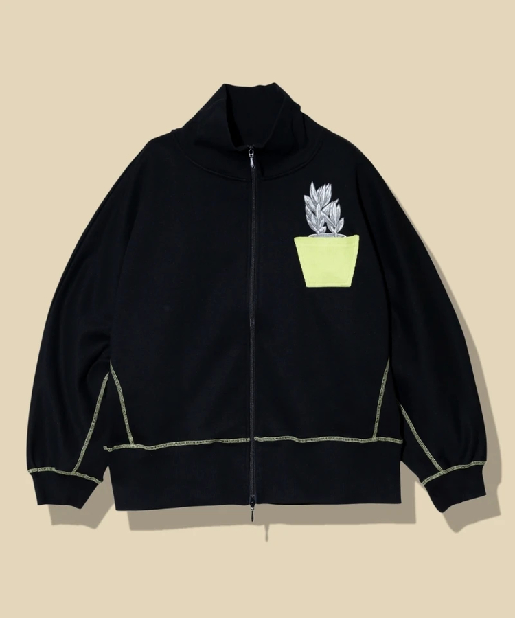go slow caravan(ゴースローキャラバン) |裏起毛ハイネックドルマンZIPスウェット (WOMENS)
