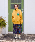 go slow caravan(ゴースローキャラバン) |裏起毛ハイネックドルマンZIPスウェット (WOMENS)