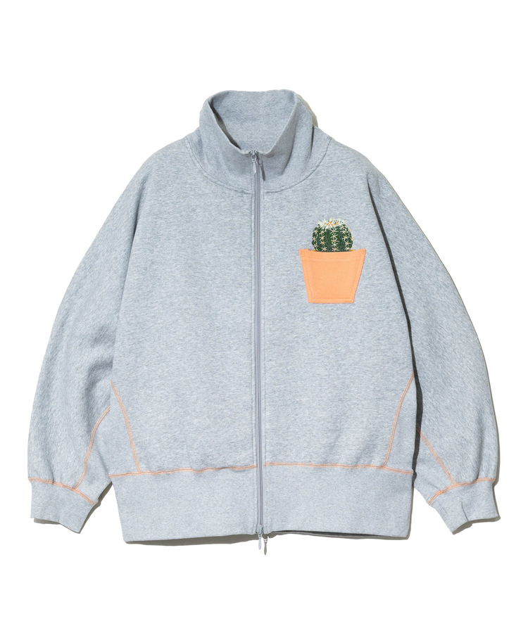 go slow caravan(ゴースローキャラバン) |裏起毛ハイネックドルマンZIPスウェット (WOMENS)