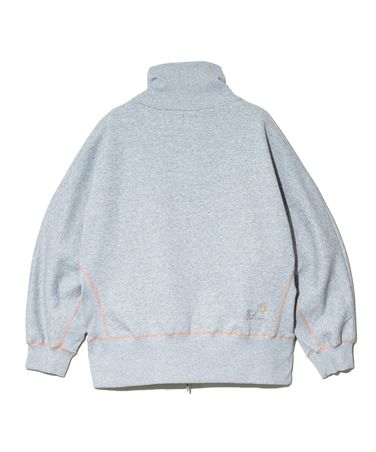 go slow caravan(ゴースローキャラバン) |裏起毛ハイネックドルマンZIPスウェット (WOMENS)