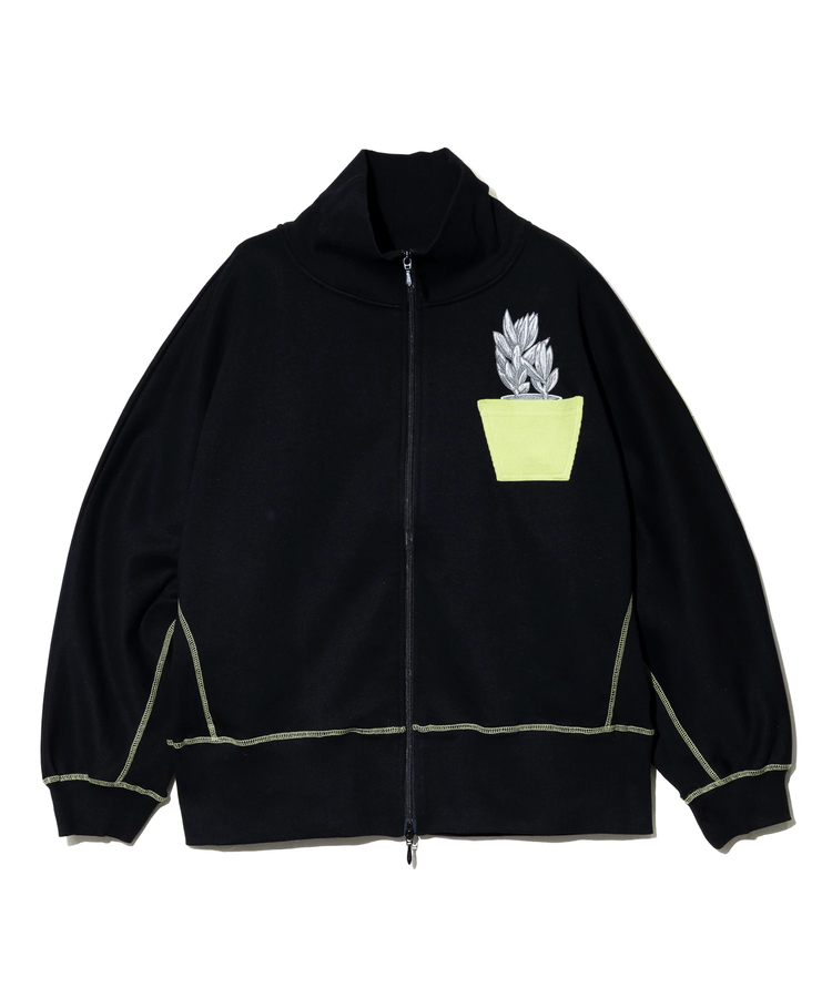 go slow caravan(ゴースローキャラバン) |裏起毛ハイネックドルマンZIPスウェット (WOMENS)