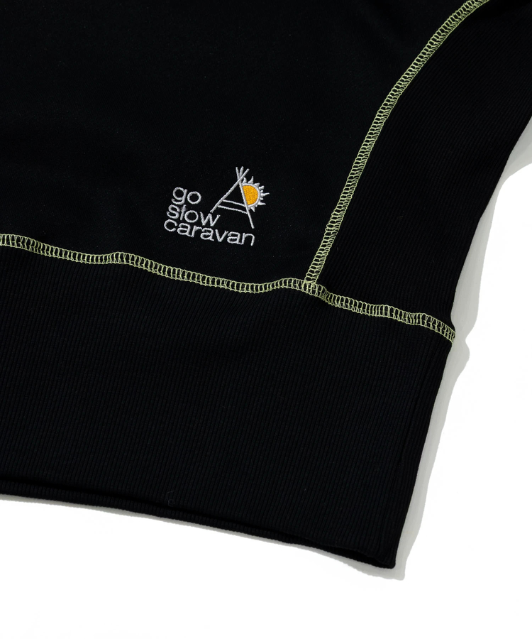 go slow caravan(ゴースローキャラバン) |裏起毛ハイネックドルマンZIPスウェット (WOMENS)
