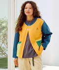 go slow caravan(ゴースローキャラバン) |裏起毛ランダムポケットクルーカーデ (WOMENS)
