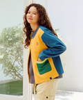 go slow caravan(ゴースローキャラバン) |裏起毛ランダムポケットクルーカーデ (WOMENS)
