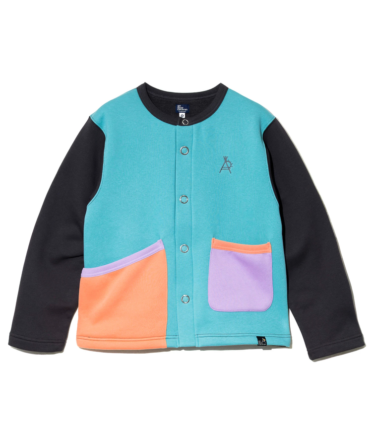 go slow caravan(ゴースローキャラバン) |裏起毛ランダムポケットクルーカーデ (WOMENS)
