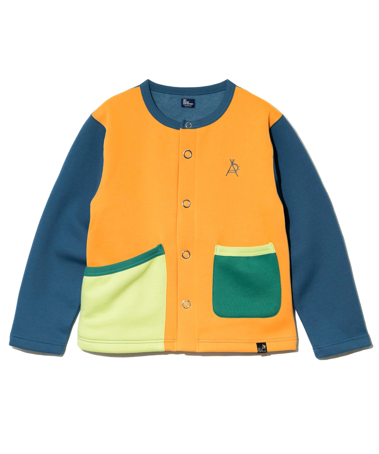 go slow caravan(ゴースローキャラバン) |裏起毛ランダムポケットクルーカーデ (WOMENS)