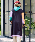 go slow caravan(ゴースローキャラバン) |裏起毛クレイジーパーカーワンピース (WOMENS)