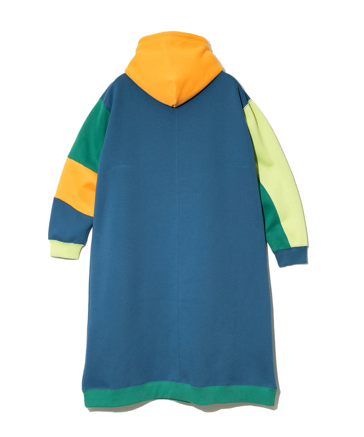 go slow caravan(ゴースローキャラバン) |裏起毛クレイジーパーカーワンピース (WOMENS)
