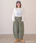 go slow caravan(ゴースローキャラバン) |mililopiulu/ミリロピュール ビッグポケットボールパンツ (WOMENS)