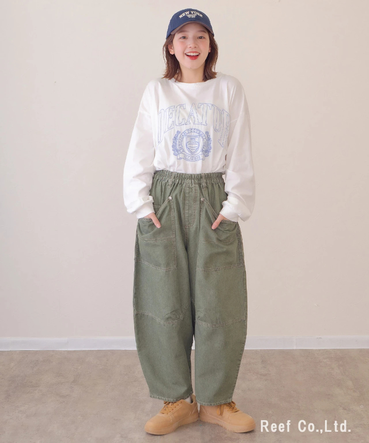 mililopiulu/ミリロピュール ビッグポケットボールパンツ (WOMENS