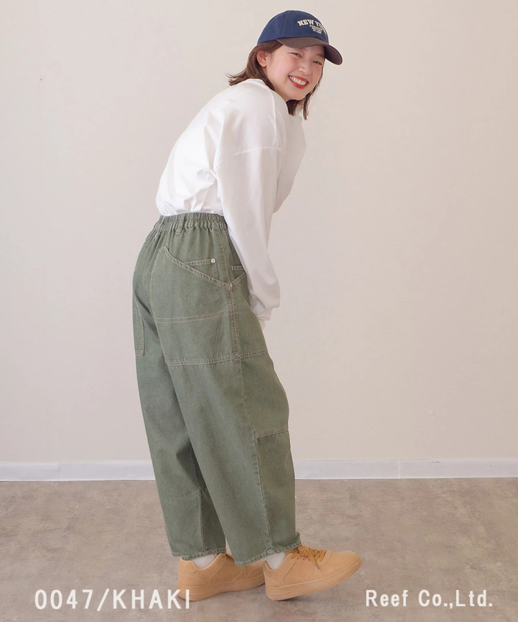 mililopiulu/ミリロピュール ビッグポケットボールパンツ (WOMENS