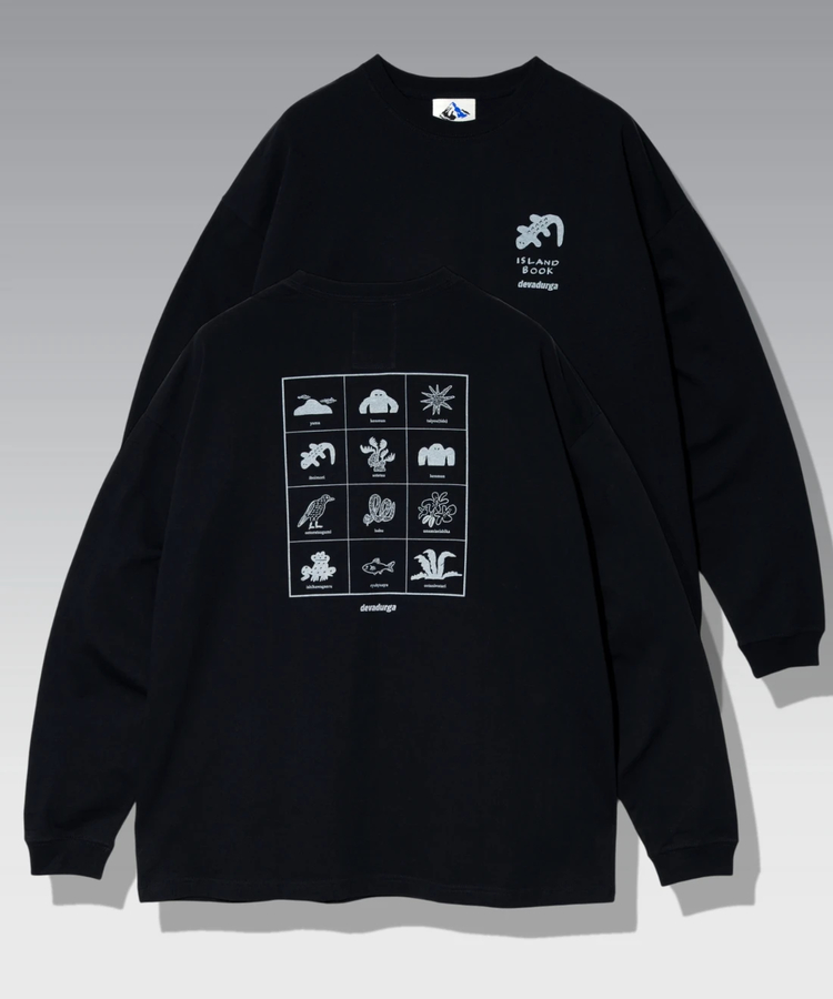 go slow caravan(ゴースローキャラバン) |devadurga/デヴァドゥルガ ISLAND BOOK WIDE L/S TEE (MENS)