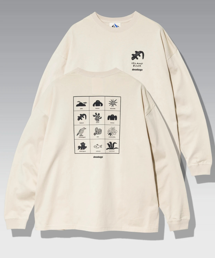 go slow caravan(ゴースローキャラバン) |devadurga/デヴァドゥルガ ISLAND BOOK WIDE L/S TEE (MENS)