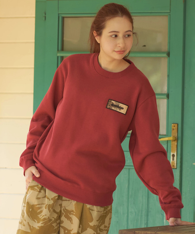 go slow caravan(ゴースローキャラバン) |devadurga/デヴァドゥルガ LOGO PATCH SWEAT (MENS)