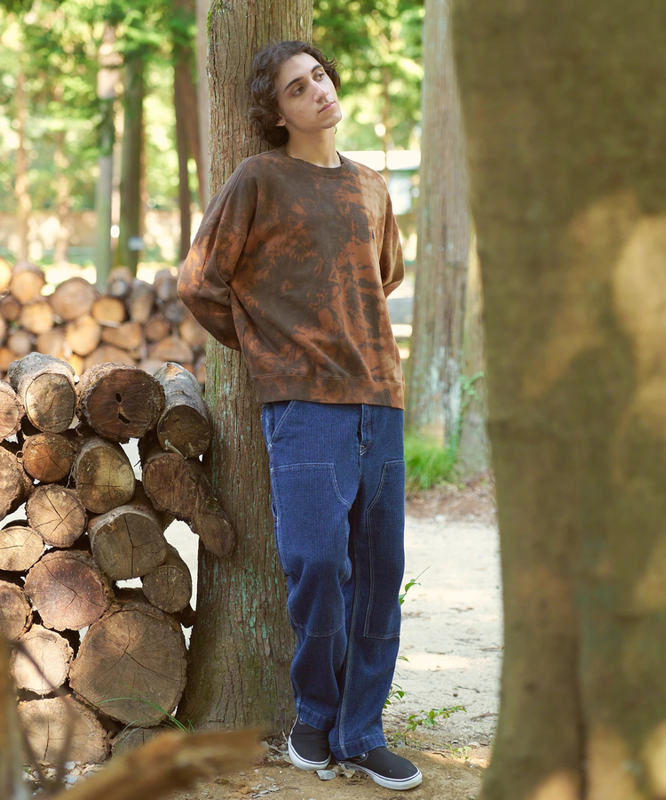go slow caravan(ゴースローキャラバン) |devadurga/デヴァドゥルガ CLASSIC DYE WIDE SWEAT (MENS)