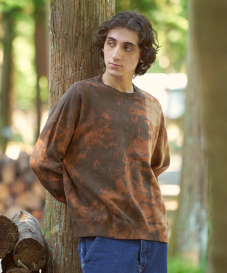 go slow caravan(ゴースローキャラバン) |devadurga/デヴァドゥルガ CLASSIC DYE WIDE SWEAT (MENS)