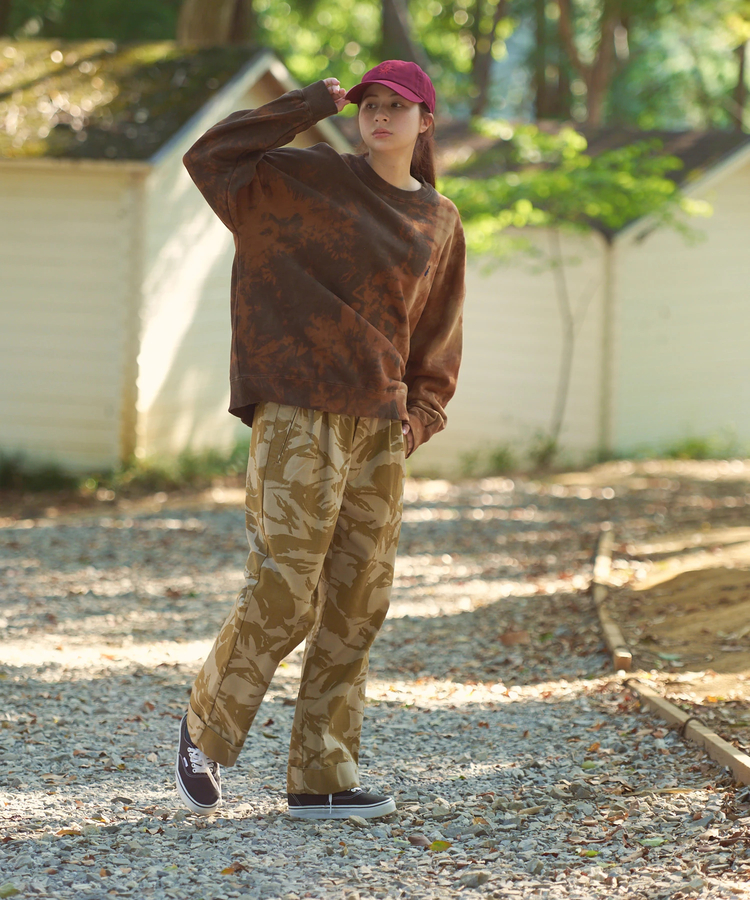 go slow caravan(ゴースローキャラバン) |devadurga/デヴァドゥルガ CLASSIC DYE WIDE SWEAT (MENS)