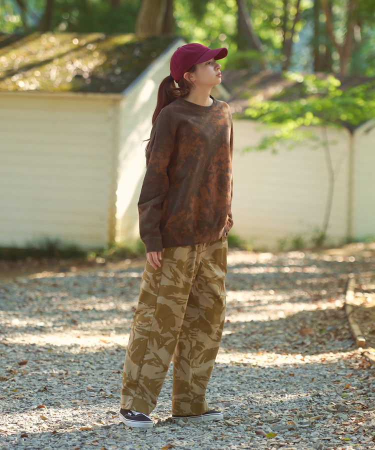 go slow caravan(ゴースローキャラバン) |devadurga/デヴァドゥルガ CLASSIC DYE WIDE SWEAT (MENS)