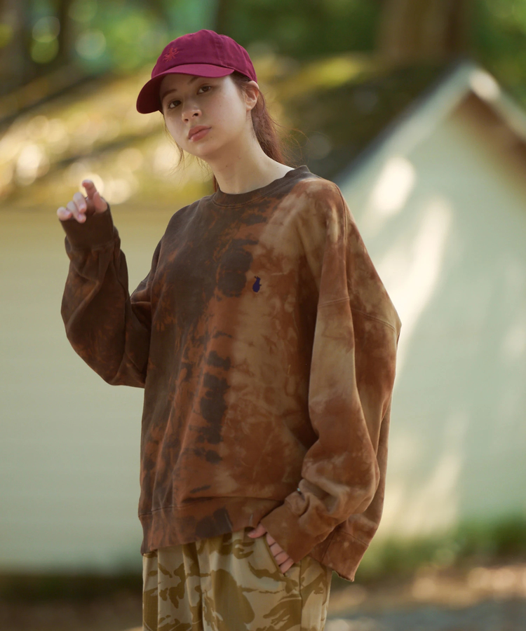 go slow caravan(ゴースローキャラバン) |devadurga/デヴァドゥルガ CLASSIC DYE WIDE SWEAT (MENS)