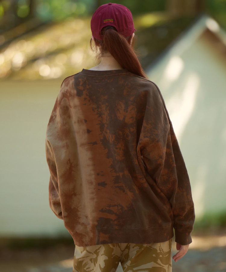 go slow caravan(ゴースローキャラバン) |devadurga/デヴァドゥルガ CLASSIC DYE WIDE SWEAT (MENS)