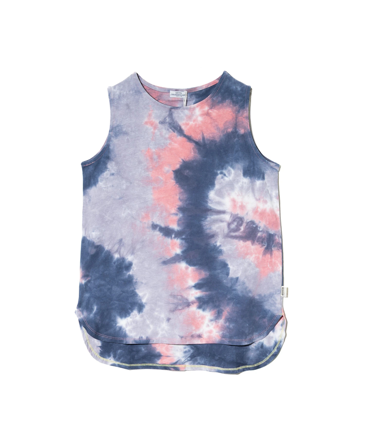 go slow caravan(ゴースローキャラバン) |GENTIL/ジャンティー タイダイクルーネックラウンド裾タンク (WOMENS)