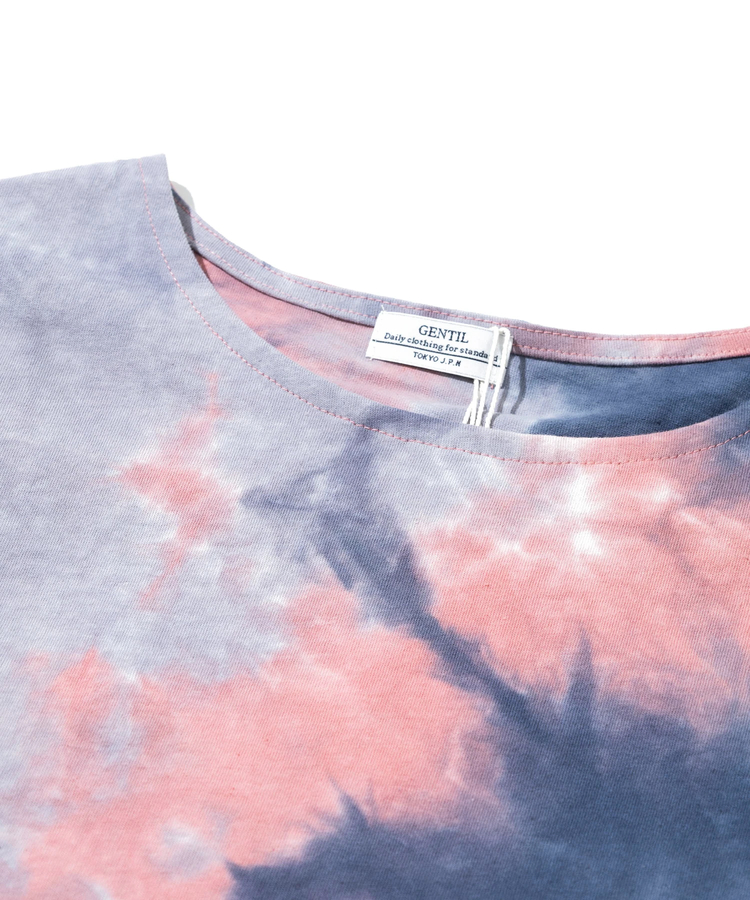 go slow caravan(ゴースローキャラバン) |GENTIL/ジャンティー タイダイクルーネックラウンド裾タンク (WOMENS)