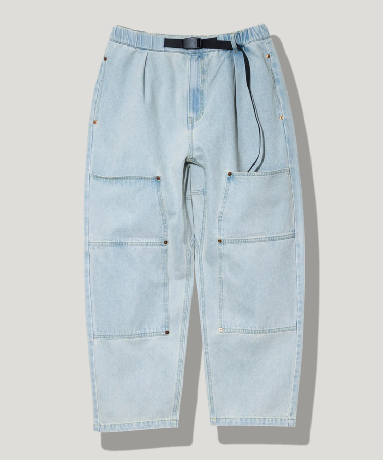 go slow caravan(ゴースローキャラバン) |MOUNTAIN MANIA/マウンテンマニア Double Knee Denim Pants (MENS)