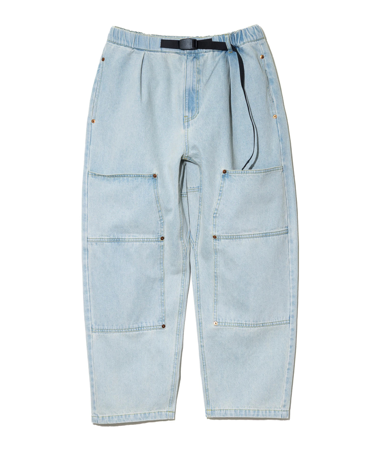 go slow caravan(ゴースローキャラバン) |MOUNTAIN MANIA/マウンテンマニア Double Knee Denim Pants (MENS)