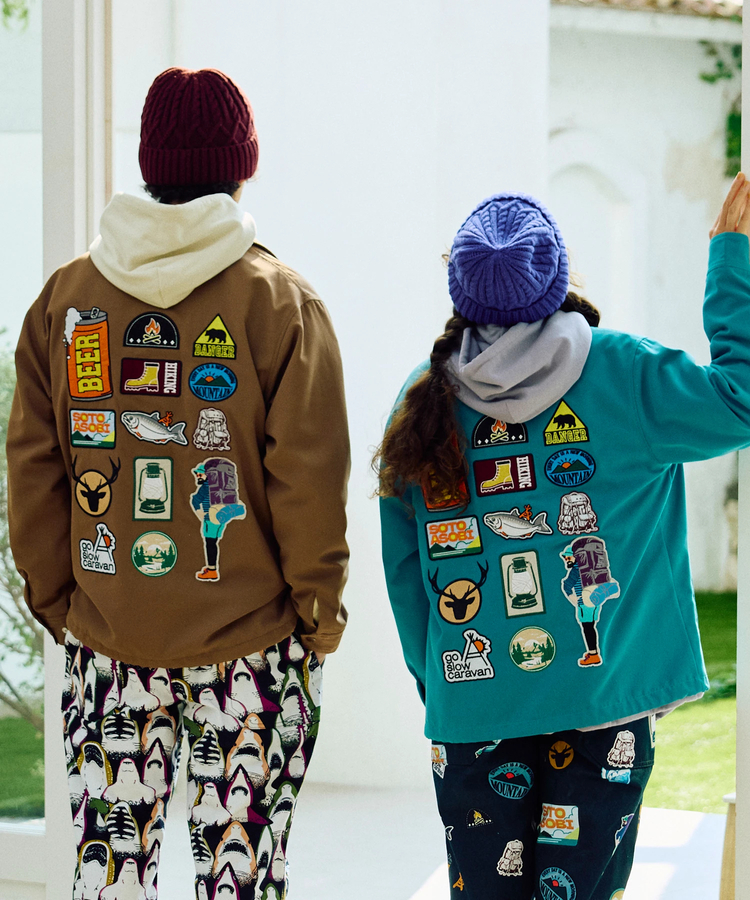 go slow caravan(ゴースローキャラバン) |T/CキャンバスワッペンコーチJKT (MENS)