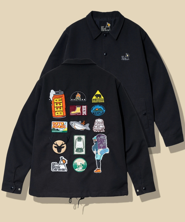 go slow caravan(ゴースローキャラバン) |T/CキャンバスワッペンコーチJKT (MENS)