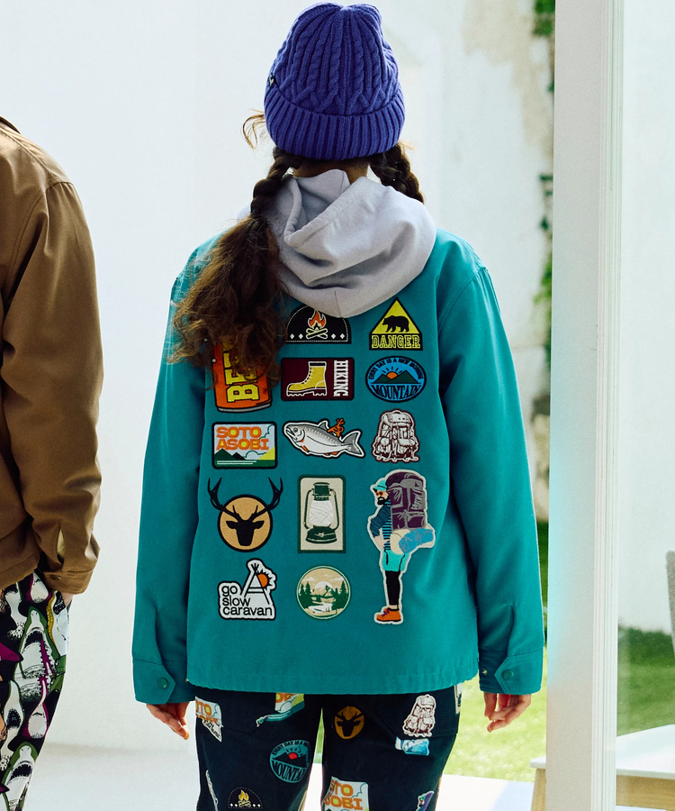 go slow caravan(ゴースローキャラバン) |T/CキャンバスワッペンコーチJKT (MENS)