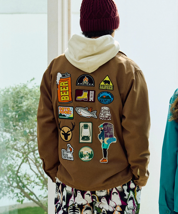 go slow caravan(ゴースローキャラバン) |T/CキャンバスワッペンコーチJKT (MENS)