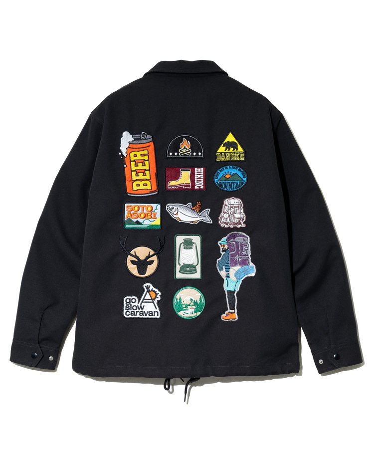 go slow caravan(ゴースローキャラバン) |T/CキャンバスワッペンコーチJKT (MENS)
