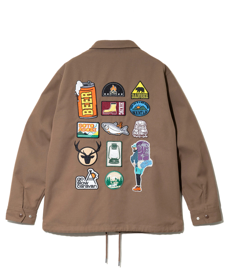 go slow caravan(ゴースローキャラバン) |T/CキャンバスワッペンコーチJKT (MENS)