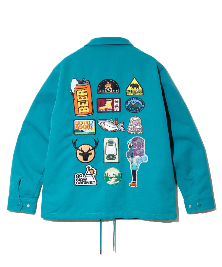go slow caravan(ゴースローキャラバン) |T/CキャンバスワッペンコーチJKT (MENS)