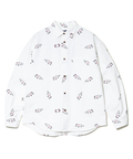go slow caravan(ゴースローキャラバン) |オックス総柄プリントR/Gシャツ (MENS/WOMENS)