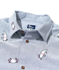 go slow caravan(ゴースローキャラバン) |オックス総柄プリントR/Gシャツ (MENS/WOMENS)