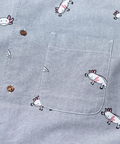 go slow caravan(ゴースローキャラバン) |オックス総柄プリントR/Gシャツ (MENS/WOMENS)
